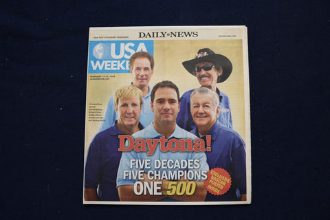 2008 FEB 15-17 USA WEEKEND MAGAZINE - DAYTONA CHAMPIONS COVER - E 18318