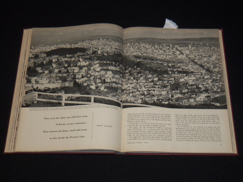 1955-1956 THE MOTOR LAND MAGAZINE BOUND VOLUME - 11 ISSUES - KD 705E