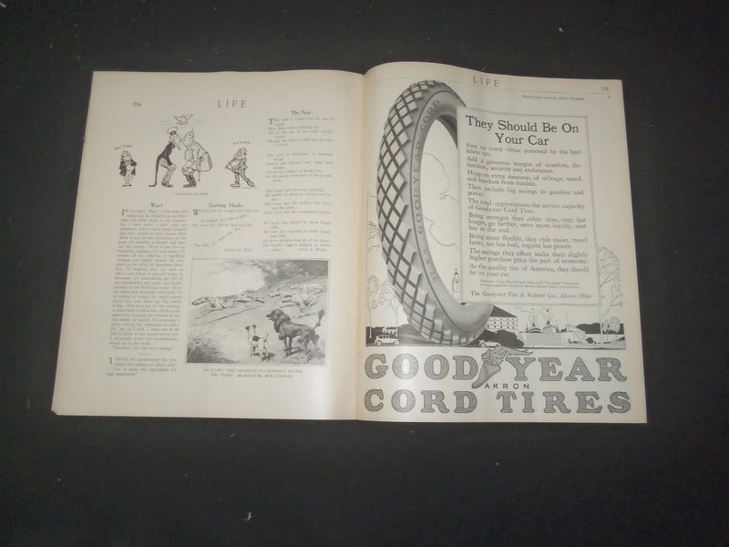 1917 APRIL 26 LIFE MAGAZINE - PACIFISTS' NUMBER - A PRAYER FOR PEACE - L 765C