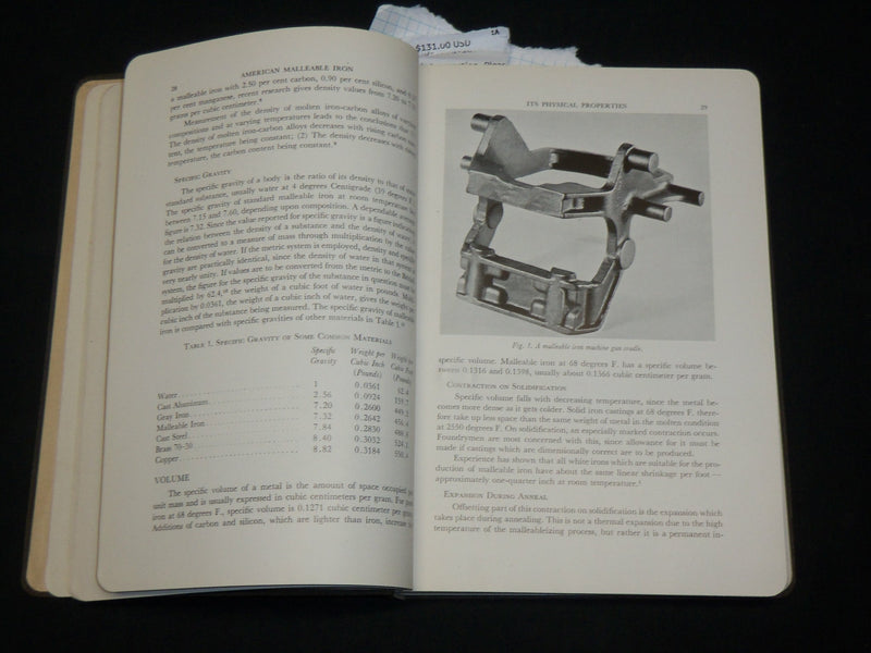 1944 AMERICAN MALLEABLE IRON A HANDBOOK - CLEVELAND - KD 6533