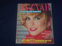 1986 JANUARY HARPER'S BAZAAR MAGAZINE - KIM ALEXIS COVER - ST 6573