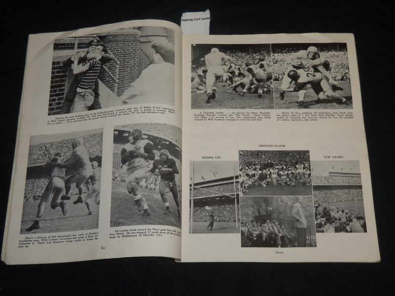 1947 NOVEMBER 14 PENNSYLVANIA PICTURES MAGAZINE - FOOTBALL ISSUE - J 5748