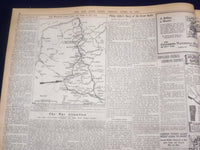 1918 APRIL 19 NEW YORK TIMES - FRENCH ARMY ARRIVES, GERMANS HALTED - NT 8223