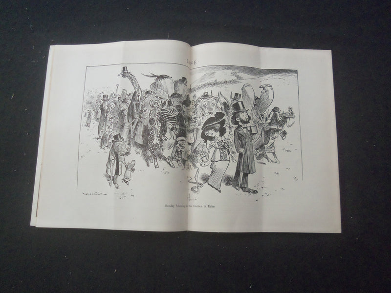 1914 MARCH 5 LIFE MAGAZINE - PROPER NUMBER - TIME TO CAST OFF - L 758W