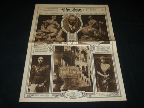 1917 JANUARY 28 THE SUN PICTORIAL MAGAZINE SECTION -PERSONS OF INTEREST- NP 5436