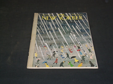 1961 APRIL 15 THE NEW YORKER MAGAZINE - ILLUSTRATED COVER - NY 765