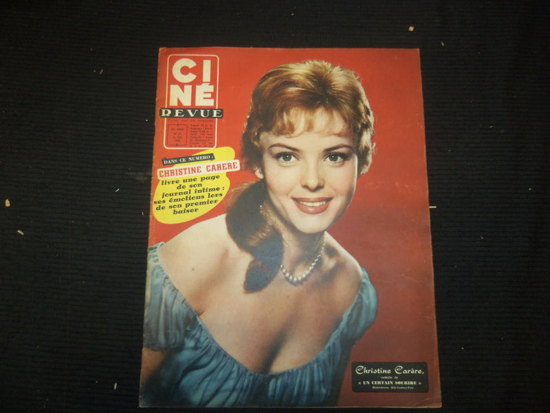1958 JUNE 13 CINE REVUE FRENCH MAGAZINE - CHRISTINE CARERE COVER - E 24758