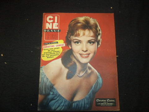 1958 JUNE 13 CINE REVUE FRENCH MAGAZINE - CHRISTINE CARERE COVER - E 24758