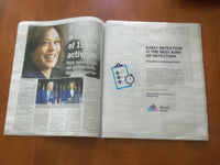 2020 NOVEMBER 8 NEW YORK DAILY NEWS NEWSPAPER- JOE BIDEN & KAMALA HARRIS ELECTED