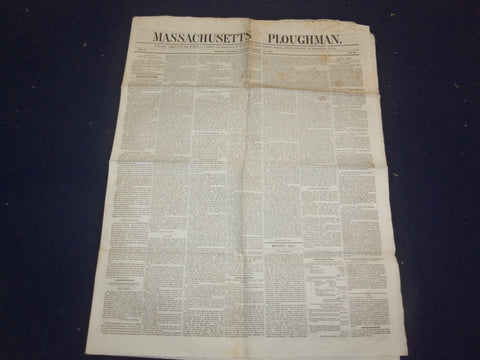 1847 AUGUST 14 MASSACHUSETTS PLOUGHMAN NEWSPAPER - CAMBRIDGE TELESCOPE - NP 5148