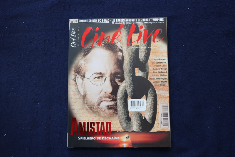 1998 MARCH CINE LIVE MAGAZINE - STEVEN SPIELBERG - FRENCH COVER - E 23690