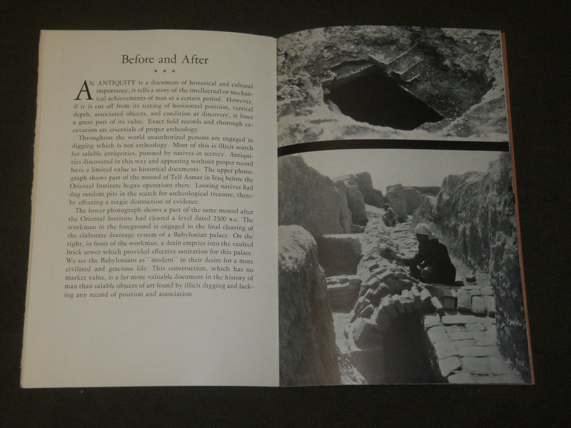 1940'S THE ORIENTAL INSTITUTE OF THE UNIVERSITY OF CHICAGO BOOK - J 3561