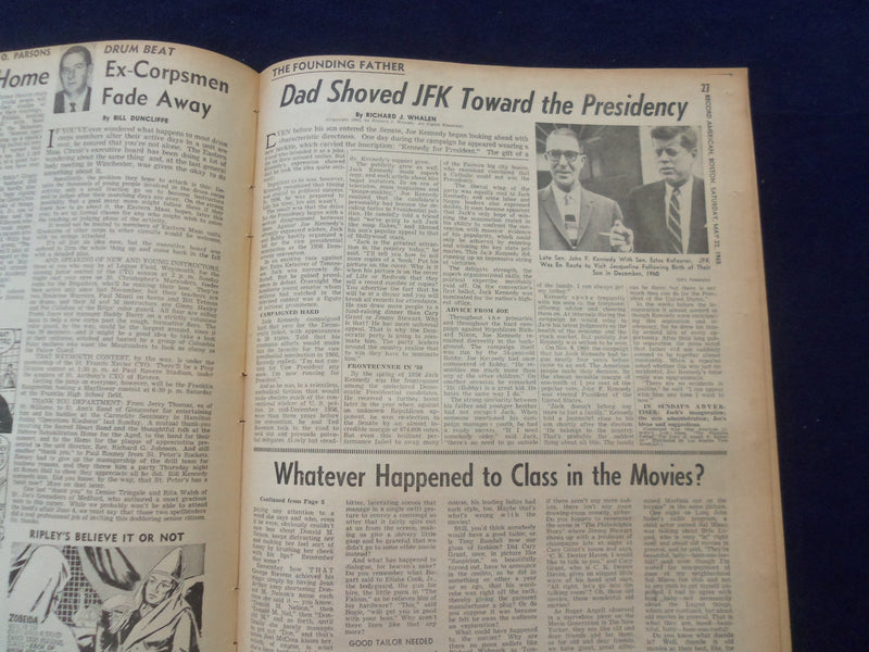 1965 MAY 22 BOSTON RECORD AMERICAN NEWSPAPER-CONVICT FINGERS PHYLLIS PAL-NP 6296
