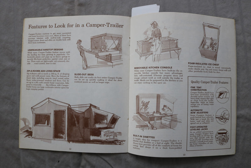 1969 SEARS CAMPING TIPS FROM SIR EDMUND HILLARY - SOFTCOVER BOOK - K 3464