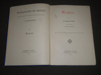 1899-1904 MONOGRAPHS ON ARTISTS BY H. KNACKFUSS BOOK LOT OF 3 - KD 4296