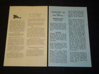 1980'S BILLIE MAHONEY DANCER NEWSLETTERS & HANDWRITTEN NOTE TO GETZ - J 5458