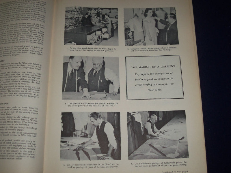 1948 CITY OF NY GOLDEN ANNIVERSARY OF FASHION BOOK - JUBILEE EDITION - J 1204