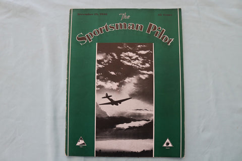 1936 DECEMBER 15 THE SPORETSMAN PILOT MAGAZINE - AN AIRPLANE COVER - E 26508
