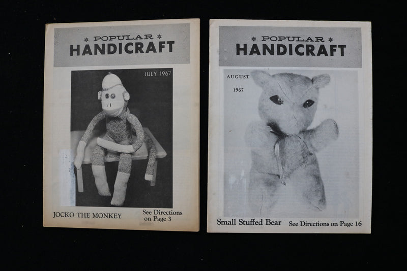 1967-1968 POPULAR HANDICRAFT MAGAZINE - LOT OF 8 - O 3799