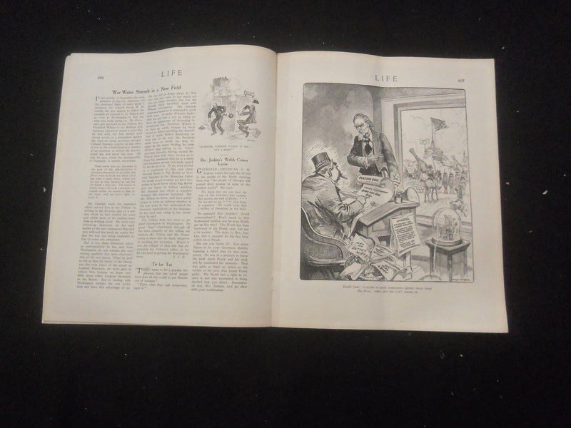 1915 OCTOBER 14 LIFE MAGAZINE - AFTER THE MOVIES - L 762C