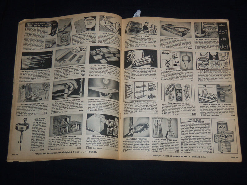 1960'S BANCROFT'S SPRING HARVEST CATALOG - CHICAGO, ILLINOIS - J 9187