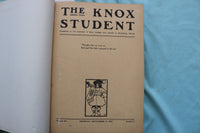 1904-1907 THE KNOX STUDENT HARDCOVER BOOKS - 2 VOLUMS - GALESBURG, IL - KD 9683