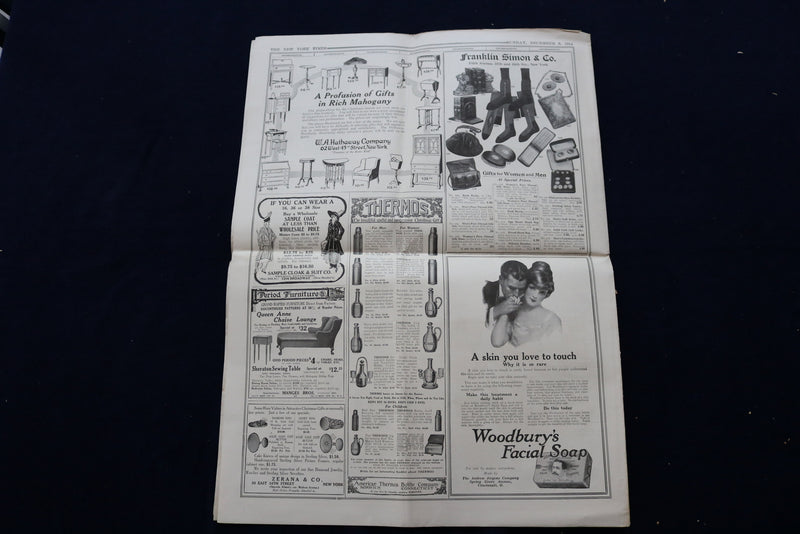 1914 DECEMBER 6 NEW YORK TIMES PICTURE SECTION - VON HINDEBERG - NP 8878