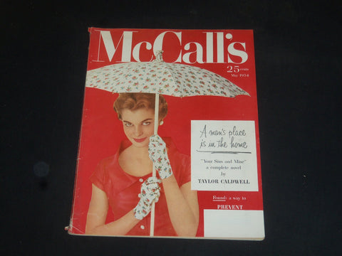 1954 MAY MCCALL'S MAGAZINE - NICE COVER, STORIES & ADS - SP 6884
