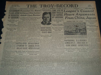 1931 OCT 14 THE TROY RECORD NEWSPAPER -LONG, CYR IN TUSSLE FOR CONTROL - NT 7509