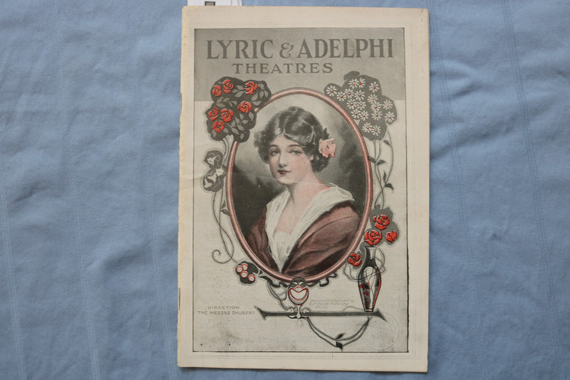 1916 LYRIC & ADELPHI THEATRES PROGRAM - LOT OF 2 - K 2735