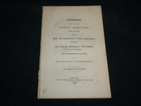 1830 A SERMON PREACHED AT ANNUAL ELECTION BEFORE LEVI LINCOLN - J 6678