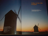 1988 A DAY IN THE LIFE OF SPAIN HARDCOVER BOOK - GREAT PHOTOS - KD 2811