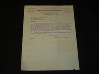 1918 UNIVERSAL BOOK & BIBLE HOUSE TYPED LETTER - PHILADELPHIA - J 5354