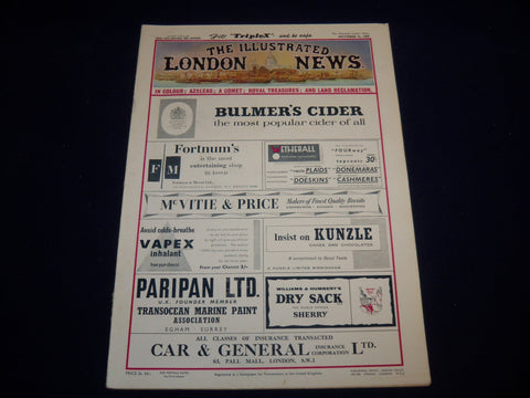 1959 OCTOBER 31 ILLUSTRATED LONDON NEWS MAGAZINE - HARRY HYLTON-FOSTER - E 8040