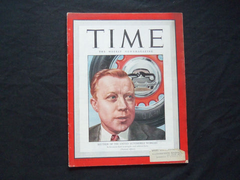 1945 DECEMBER 3 TIME MAGAZINE - WALTER REUTHER - T 997