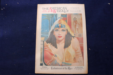 1948 JUNE 27 AMERICAN WEEKLY MAGAZINE - JANIS PAIGE - NITETIS COVER - E 22690