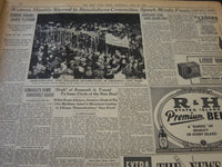 1940 JULY 18 NEW YORK TIMES - ROOSEVELT RENOMINATED ON FIRST BALLOT - NT 5912
