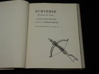 1959 SUBVERSE BOOK BY MARYA MANNES - DRAWINGS BY ROBERT OSBORN - KD 5890