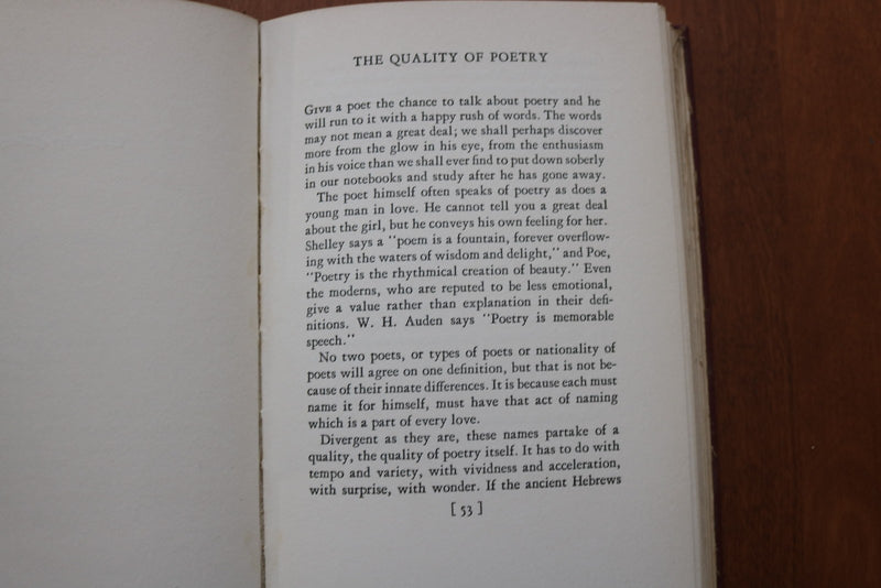 1942 PLAIN - CHANT FOR AMERICA HARDCOVER BOOK BY KATHERINE CHAPIN - KD 9610