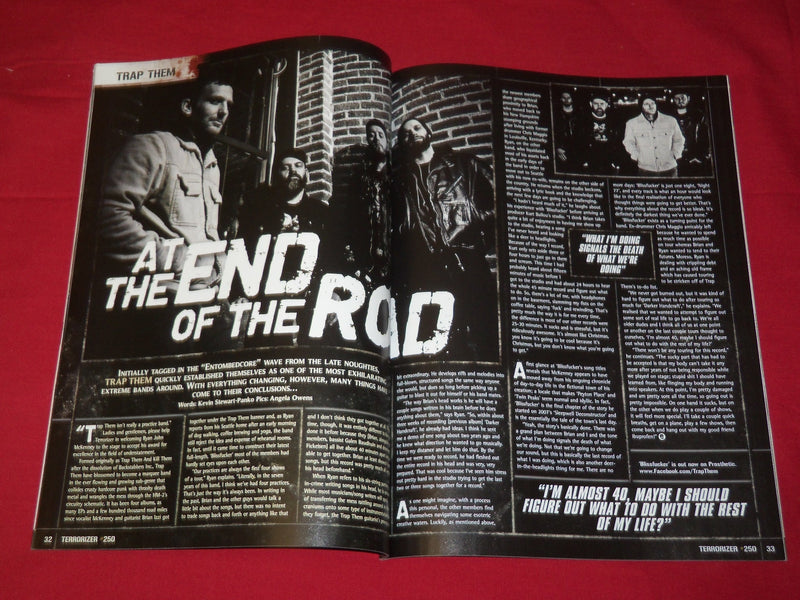 2014 JULY TERRORIZER MAGAZINE ISSUE NO. 250 - JUDAS PRIEST COVER- MUSIC - RC 318