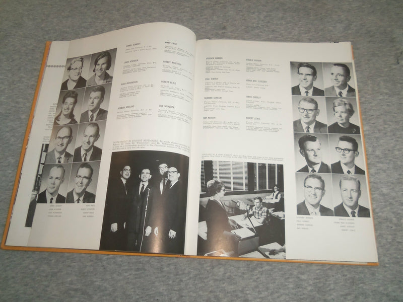 1968 ATODNEM MENDOTA HIGH SCHOOL YEARBOOK - MENDOTA, ILLINOIS - YB 2482