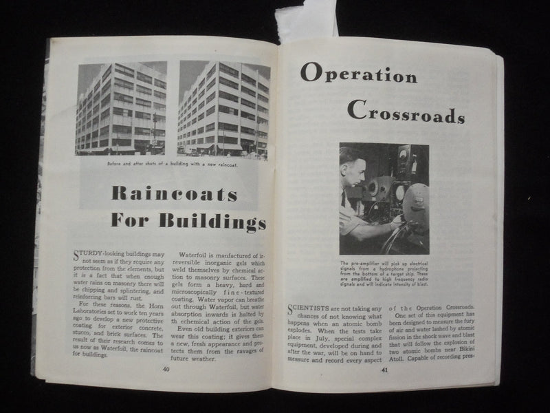 1946 JUNE SCIENCE PICTORIAL MAGAZINE - J 9953