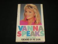 1987 VANNA SPEAKS HARDCOVER BOOK BY VANNA-WHITE - NICE PHOTOS - KD 6539