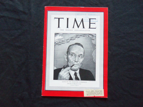 1941 MARCH 31 TIME MAGAZINE - EMORY SCOTT LAND - T 758
