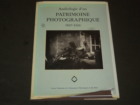 1980 ANTHOLOGIE D'UN PATRIMOINE PHOTOGRAPHIQUE FRENCH BOOK - KD 3603