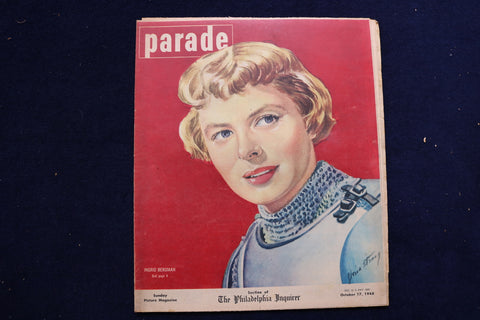 1948 OCTOBER 17 PARADE MAGAZINE - INGRID BERGMAN COVER - E 22303