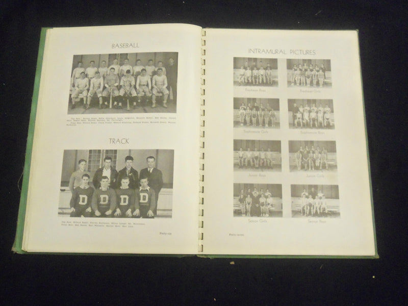 1938 THE PANTHER DELTA HIGH SCHOOL YEARBOOK - DELTA, OHIO - YB 2748