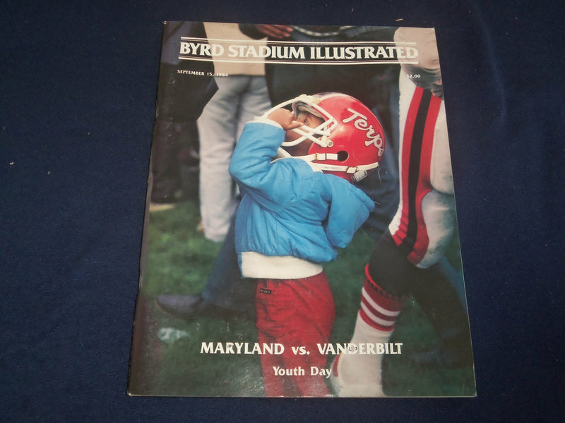 1994 SEP 15 UNIVERSITY OF MARYLAND VS VANDERBILT UNIV FOOTBALL PROGRAM- ST 4974P