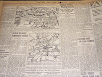 1917 AUGUST 22 NEW YORK TIMES - GERMANS ROUTED AT LENS - NT 8524