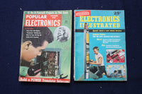 1955-1973 ELECTRONICS MAGAZINES - LOT OF 8 - O 3453